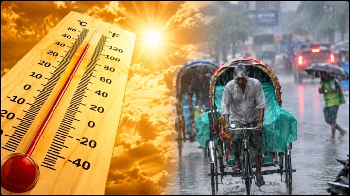 পাঁচদিন টানা বৃষ্টি ও গরম নিয়ে আবহাওয়া অফিসের নতুন বার্তা